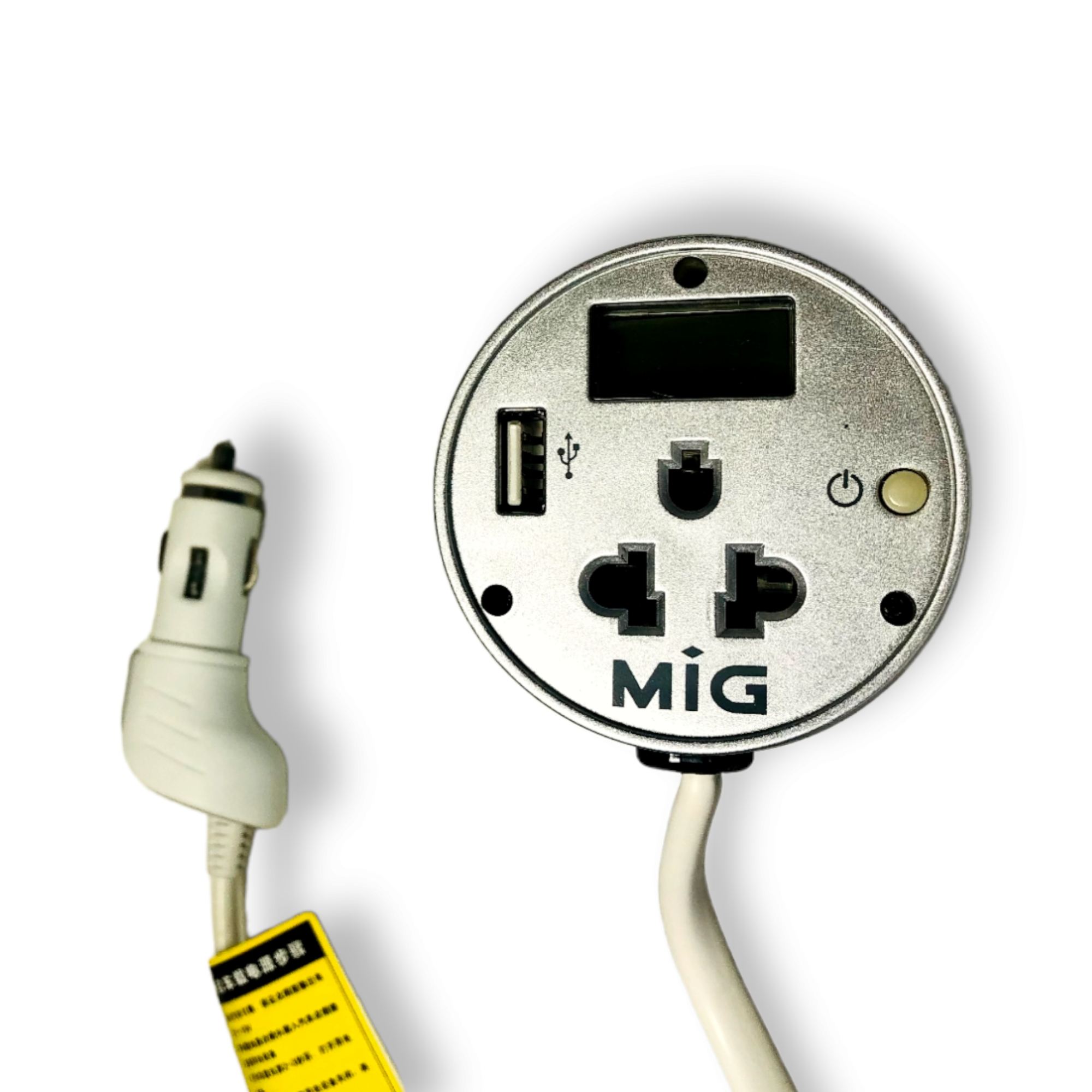 اینورتر 200 وات میگ خودرو با نمایشگر | 12 به 220 ولت