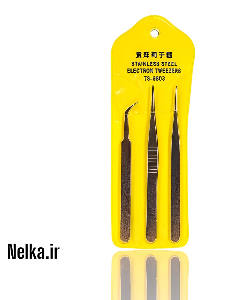 پنس پک سه‌تایی تعمیرات موبایل و الکترونیک