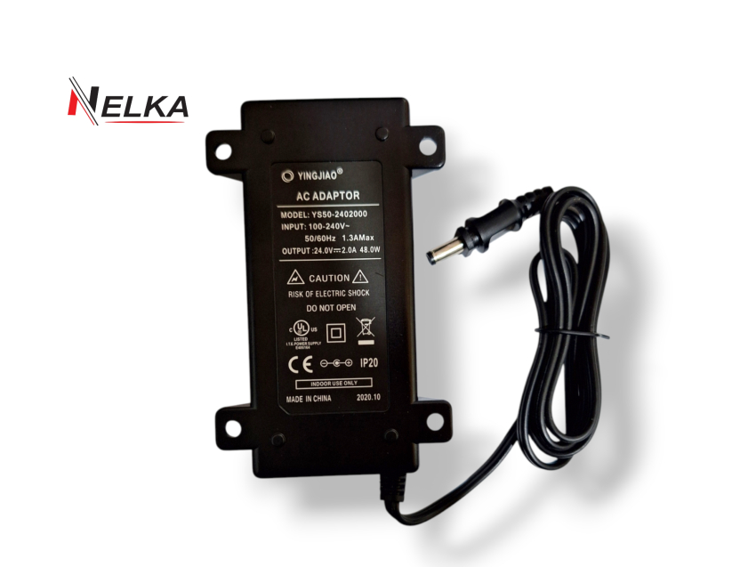 آداپتور 24 ولت 2 آمپر رومیزی پیچی