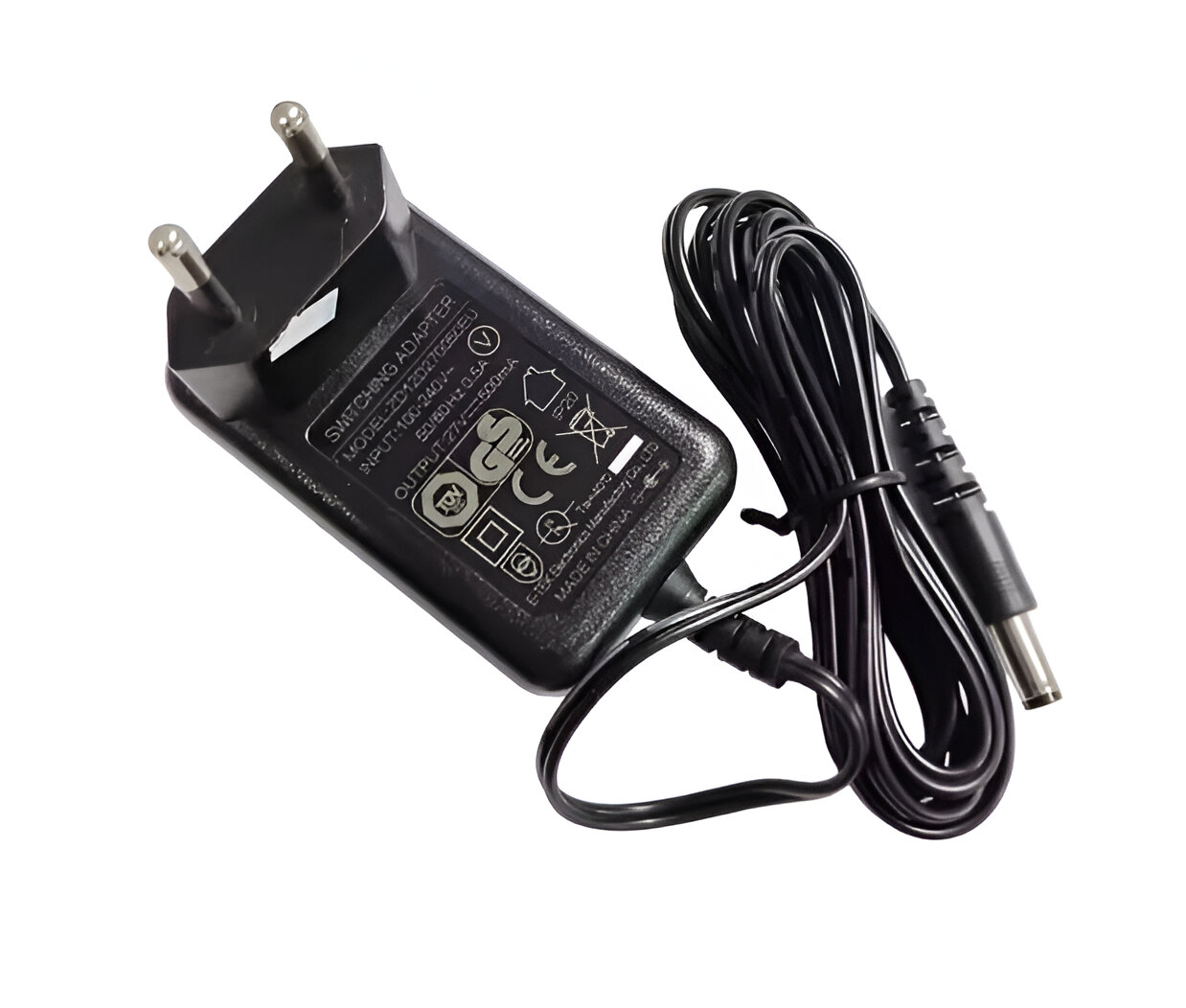 آداپتور سوئیچینگ 27 ولت 500 میلی‌آمپر دیواری – مناسب برای جارو شارژی