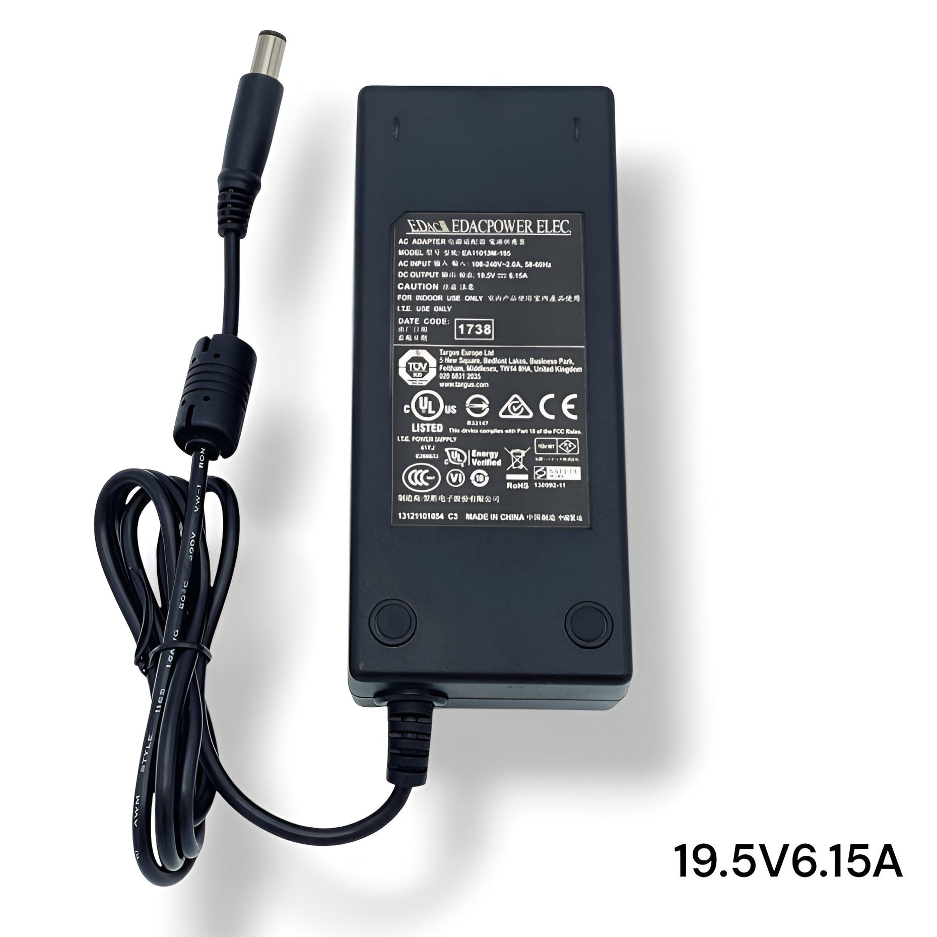 آداپتور 19.5 ولت 6.15 آمپر فیش Dell 7.4×5.0